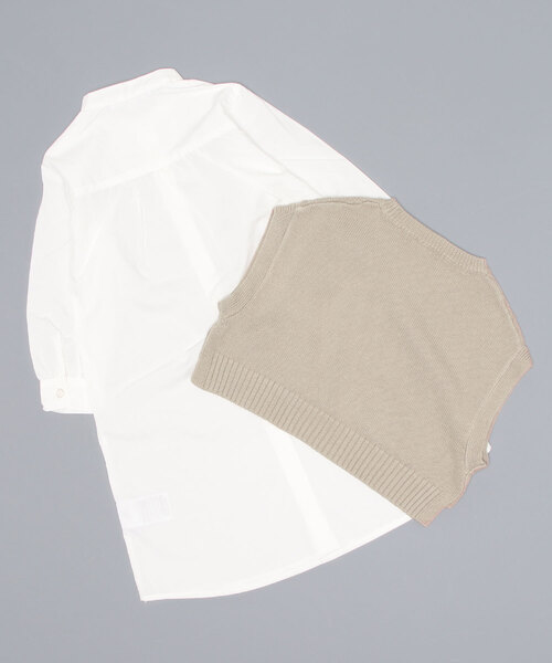 GLOBAL WORK(グローバルワーク)の「【キッズ】ニットベストセットワンピース/215884(ワンピース・キッズ・ブラック/ベージュ・110cm/100cm/120cm/130cm/140cm/150cm/160cm)」の20枚目の写真