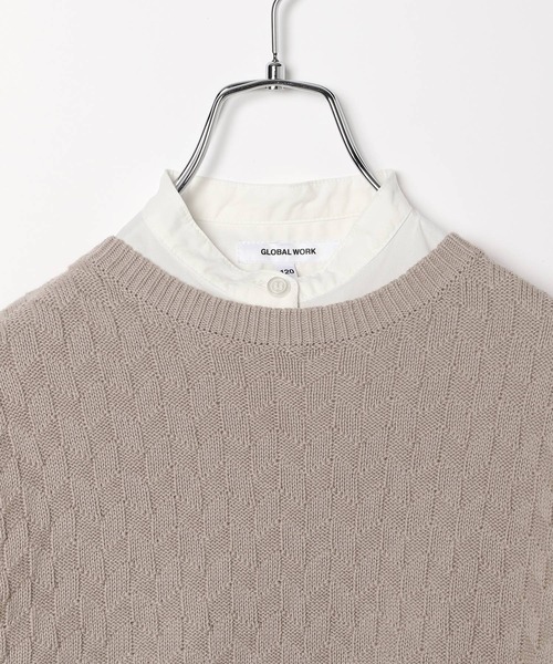 GLOBAL WORK(グローバルワーク)の「【キッズ】ニットベストセットワンピース/215884(ワンピース・キッズ・ブラック/ベージュ・110cm/100cm/120cm/130cm/140cm/150cm/160cm)」の16枚目の写真