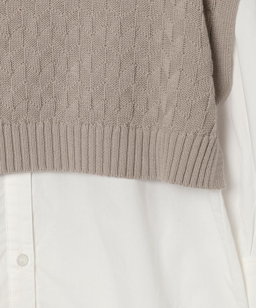 GLOBAL WORK(グローバルワーク)の「【キッズ】ニットベストセットワンピース/215884(ワンピース・キッズ・ブラック/ベージュ・110cm/100cm/120cm/130cm/140cm/150cm/160cm)」の12枚目の写真