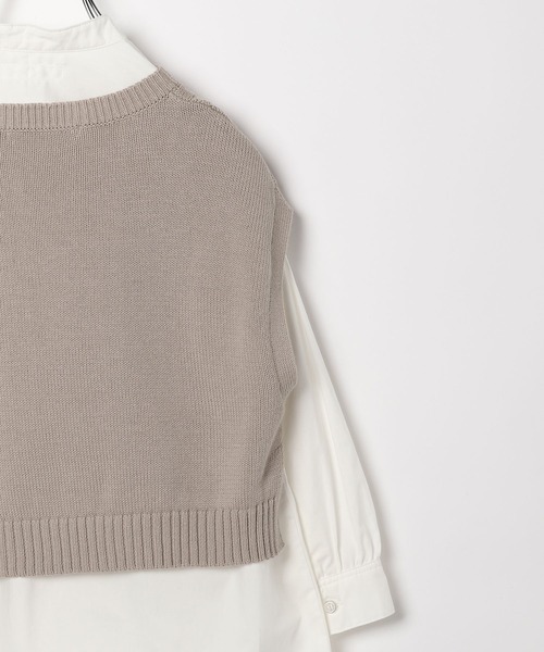 GLOBAL WORK(グローバルワーク)の「【キッズ】ニットベストセットワンピース/215884(ワンピース・キッズ・ブラック/ベージュ・110cm/100cm/120cm/130cm/140cm/150cm/160cm)」の19枚目の写真