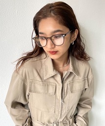 SHAGGIE | 鼻パット付き伊達メガネ(メガネ)