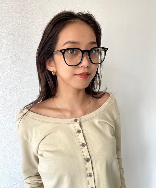 SHAGGIE(シャギー)の「鼻パット付き伊達メガネ(メガネ・レディース・ブラック/ブラウン・FREE)」の17枚目の写真