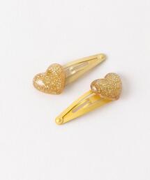 green label relaxing（グリーンレーベルリラクシング）の「＜Milk&Soda（ミルクアンドソーダ）＞ ハート ヘアクリップ（ヘアピン・キッズ）」