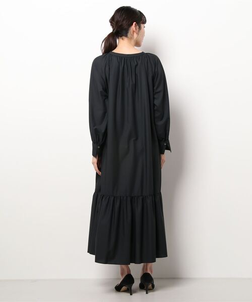 IENA（イエナ）の「ティアードワンピース（ワンピース・レディース・ブラック/カーキ・38/36）」の9枚目の写真