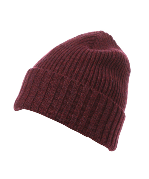 Paul Smith（ポールスミス）の「【WEB 限定】　WOOL RIB KNIT CAP / 240312 KNIT（ニットキャップ/ビーニー・メンズ・ワインレッド/ブラック/グレー/ライトブラウン・FREE）」の10枚目の写真