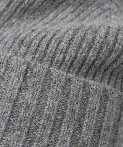 Paul Smith（ポールスミス）の「【WEB 限定】　WOOL RIB KNIT CAP / 240312 KNIT（ニットキャップ/ビーニー・メンズ・ワインレッド/ブラック/グレー/ライトブラウン・FREE）」の6枚目の写真