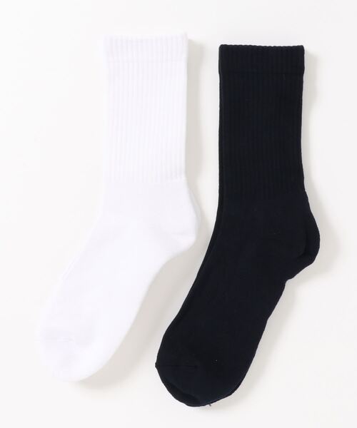 417 EDIFICE(フォーワンセブンエディフィス)の「【2点セット】essential sox ES-01 / エッセンシャル2パックソックス(ソックス/靴下・メンズ・ホワイト/チャコールグレー/ブラック/ベージュ/ネイビー/ピンク/イエロー/ブルー/グリーン/ブラック系その他/チョコ・FREE)」の8枚目の写真