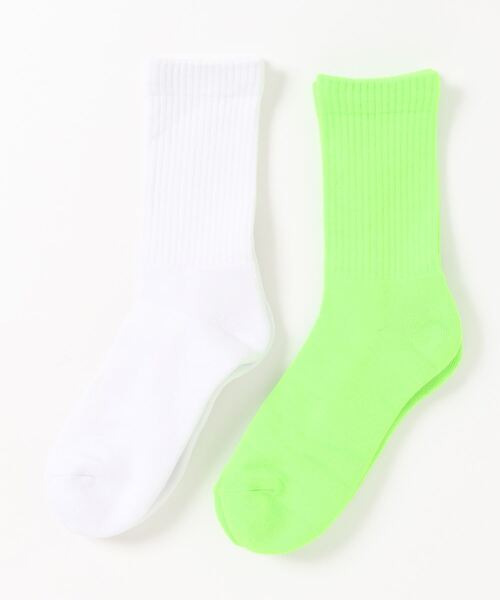 417 EDIFICE(フォーワンセブンエディフィス)の「【2点セット】essential sox ES-01 / エッセンシャル2パックソックス(ソックス/靴下・メンズ・ホワイト/チャコールグレー/ブラック/ベージュ/ネイビー/ピンク/イエロー/ブルー/グリーン/ブラック系その他/チョコ・FREE)」の7枚目の写真