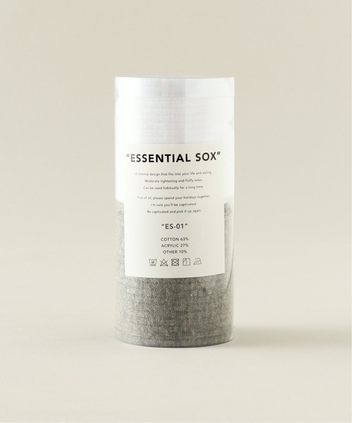 417 EDIFICE(フォーワンセブンエディフィス)の「【2点セット】essential sox ES-01 / エッセンシャル2パックソックス(ソックス/靴下・メンズ・ホワイト/チャコールグレー/ブラック/ベージュ/ネイビー/ピンク/イエロー/ブルー/グリーン/ブラック系その他/チョコ・FREE)」の20枚目の写真