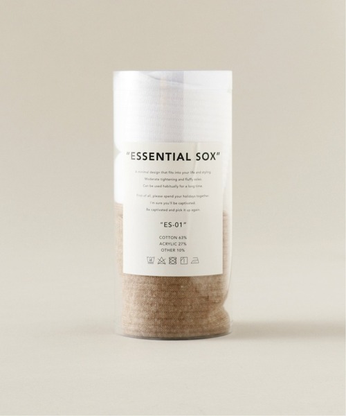 417 EDIFICE(フォーワンセブンエディフィス)の「【2点セット】essential sox ES-01 / エッセンシャル2パックソックス(ソックス/靴下・メンズ・ホワイト/チャコールグレー/ブラック/ベージュ/ネイビー/ピンク/イエロー/ブルー/グリーン/ブラック系その他/チョコ・FREE)」の16枚目の写真