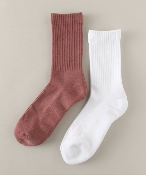 417 EDIFICE(フォーワンセブンエディフィス)の「【2点セット】essential sox ES-01 / エッセンシャル2パックソックス(ソックス/靴下・メンズ・ホワイト/チャコールグレー/ブラック/ベージュ/ネイビー/ピンク/イエロー/ブルー/グリーン/ブラック系その他/チョコ・FREE)」の18枚目の写真