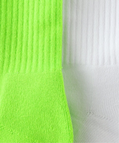 417 EDIFICE(フォーワンセブンエディフィス)の「【2点セット】essential sox ES-01 / エッセンシャル2パックソックス(ソックス/靴下・メンズ・ホワイト/チャコールグレー/ブラック/ベージュ/ネイビー/ピンク/イエロー/ブルー/グリーン/ブラック系その他/チョコ・FREE)」の19枚目の写真