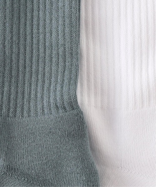 417 EDIFICE(フォーワンセブンエディフィス)の「【2点セット】essential sox ES-01 / エッセンシャル2パックソックス(ソックス/靴下・メンズ・ホワイト/チャコールグレー/ブラック/ベージュ/ネイビー/ピンク/イエロー/ブルー/グリーン/ブラック系その他/チョコ・FREE)」の15枚目の写真