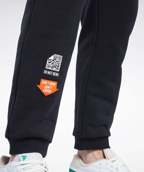Reebok(リーボック)の「【Reebok DESIGNED by BlackEyePatch】 パンツ / CL BEP M WV PT(スウェットパンツ・メンズ・ブラック/ヘザーグレー・MEDIUM/XX-LARGE/XXX-LARGE/X-LARGE/LARGE/SMALL)」の8枚目の写真