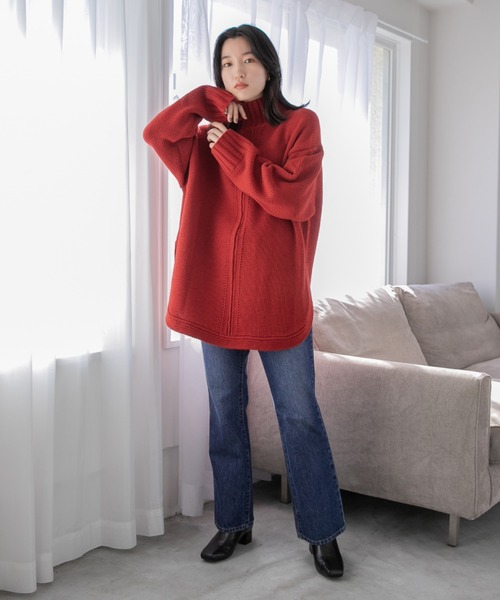 LOWRYS FARM（ローリーズファーム）の「ハイネックラウンドテール