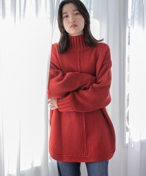 LOWRYS FARM（ローリーズファーム）の「ハイネックラウンドテール