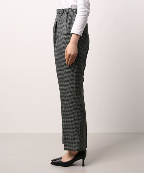 ehka sopo（エヘカソポ）の「チェック柄裾フレアパンツ（その他パンツ・レディース・ブラウン/グレー/グリーン/ミント・ﾌﾘ-）」の6枚目の写真