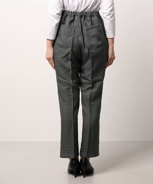 ehka sopo（エヘカソポ）の「チェック柄裾フレアパンツ（その他パンツ・レディース・ブラウン/グレー/グリーン/ミント・ﾌﾘ-）」の5枚目の写真