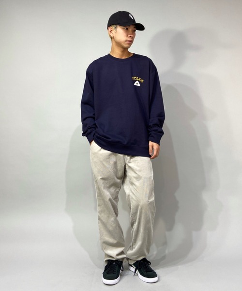 POLeR(ポーラー)の「【ZOZOTOWN限定アイテム】POLER/ポーラー ルーズシルエット バックプリントスウェット 213APM2503(スウェット・メンズ・ネイビー/カーキ・M/L)」の17枚目の写真
