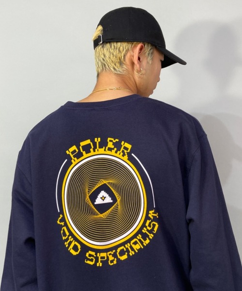 POLeR(ポーラー)の「【ZOZOTOWN限定アイテム】POLER/ポーラー ルーズシルエット バックプリントスウェット 213APM2503(スウェット・メンズ・ネイビー/カーキ・M/L)」の14枚目の写真