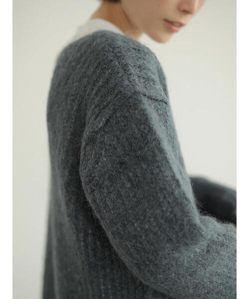 rem closet(レムクローゼット)の「ローゲージニット(ニット/セーター・レディース・ブルー/アイボリー・S)」の8枚目の写真