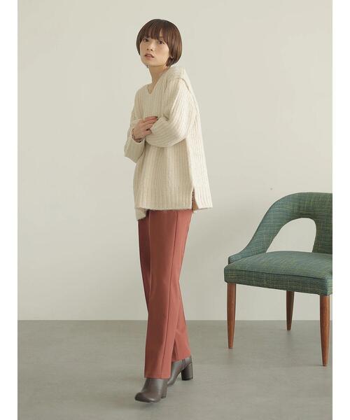 rem closet(レムクローゼット)の「ローゲージニット(ニット/セーター・レディース・ブルー/アイボリー・S)」の11枚目の写真