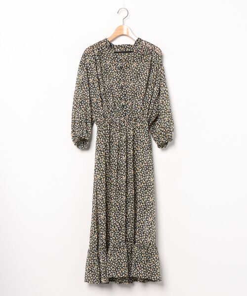 セール ブランド古着 花柄7分袖ワンピース ワンピース Kbf ケイビーエフ のファッション通販 Zozoused