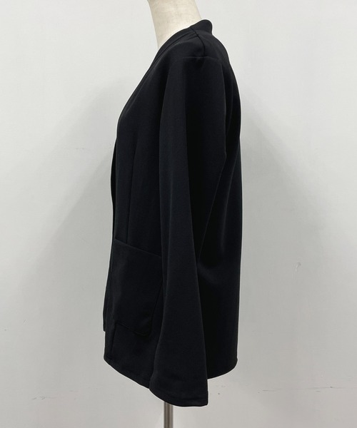 PICCIN(ピッチン)の「カラーレスジャケット(テーラードジャケット・レディース・ライトグレー/ブラック・M/L)」の13枚目の写真