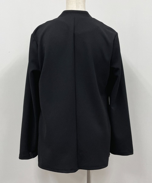 PICCIN(ピッチン)の「カラーレスジャケット(テーラードジャケット・レディース・ライトグレー/ブラック・M/L)」の12枚目の写真