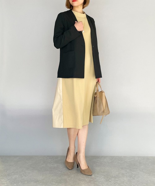 PICCIN(ピッチン)の「カラーレスジャケット(テーラードジャケット・レディース・ライトグレー/ブラック・M/L)」の22枚目の写真