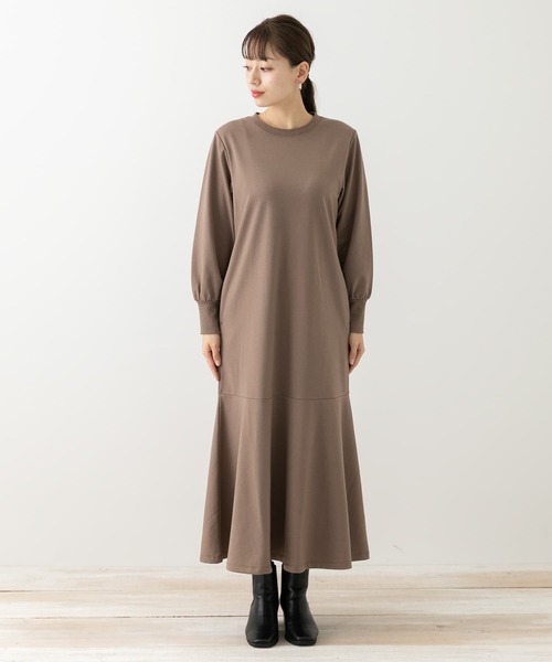 美品Sonny Labelサニーレーベル24SSきれい色Aラインカットワンピース 美品Sonny Labelサニーレーベル24SSきれい色Aラインカット