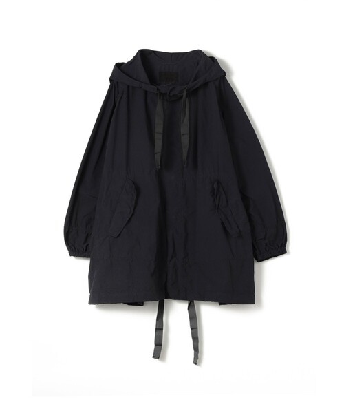 TOMORROWLAND （トゥモローランド）の「ポリエステルナイロンタフタ フーデッドブルゾン（ブルゾン・レディース・ブルー/チャコールグレー/ホワイト・36）」の17枚目の写真