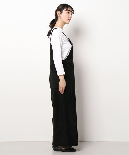 note et silence （ノートエシロンス）の「【 AMB100貨 】  サロペット（サロペット/オーバーオール・レディース・ブラック・FREE）」の5枚目の写真