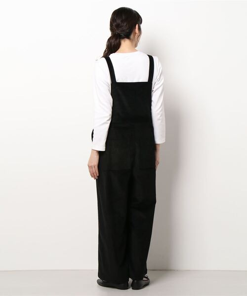 note et silence （ノートエシロンス）の「【 AMB100貨 】  サロペット（サロペット/オーバーオール・レディース・ブラック・FREE）」の3枚目の写真