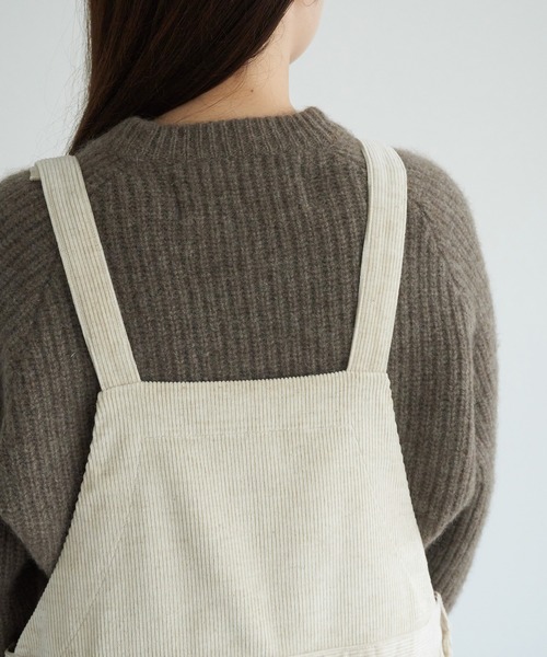 note et silence （ノートエシロンス）の「【 AMB100貨 】  サロペット（サロペット/オーバーオール・レディース・ブラック・FREE）」の14枚目の写真