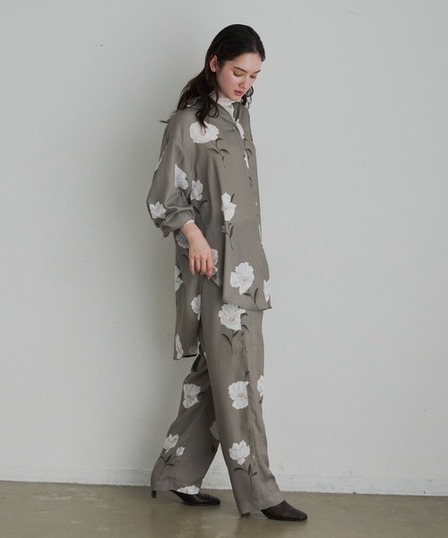 LA BELLE ETUDE（ラベルエチュード）の「POPPY Gパンツ（スラックス・レディース・ブラック/ライトグリーン・1/0）」の5枚目の写真