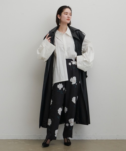 LA BELLE ETUDE（ラベルエチュード）の「POPPY Gパンツ（スラックス・レディース・ブラック/ライトグリーン・1/0）」の10枚目の写真