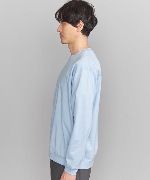 BEAUTY&YOUTH UNITED ARROWS(ビューティーアンドユースユナイテッドアローズ)の「BY ハイゲージ コットン スウェット クルーネック カットソー(Tシャツ/カットソー・メンズ・ダークグリーン/ライトブルー/ホワイト/ライトピンク/ライトグレー・L/XL/M/S)」の7枚目の写真