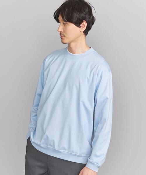 BEAUTY&YOUTH UNITED ARROWS(ビューティーアンドユースユナイテッドアローズ)の「BY ハイゲージ コットン スウェット クルーネック カットソー(Tシャツ/カットソー・メンズ・ダークグリーン/ライトブルー/ホワイト/ライトピンク/ライトグレー・L/XL/M/S)」の9枚目の写真