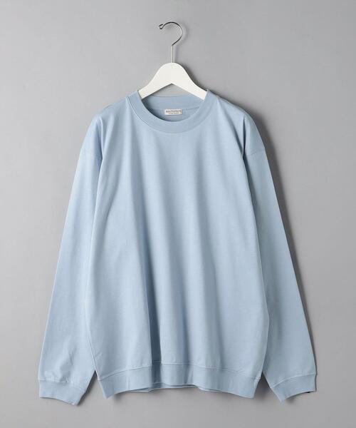 BEAUTY&YOUTH UNITED ARROWS(ビューティーアンドユースユナイテッドアローズ)の「BY ハイゲージ コットン スウェット クルーネック カットソー(Tシャツ/カットソー・メンズ・ダークグリーン/ライトブルー/ホワイト/ライトピンク/ライトグレー・L/XL/M/S)」の16枚目の写真