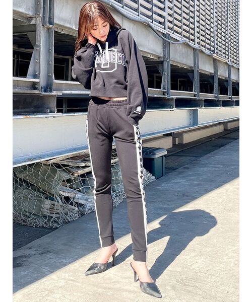 GYDA（ジェイダ）の「GYDA×DC COLLEGE ショートパーカー（パーカー・レディース・ブラック/グレー/オフホワイト・FREE）」の8枚目の写真