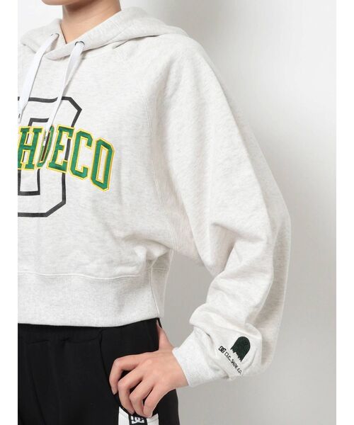 GYDA（ジェイダ）の「GYDA×DC COLLEGE ショートパーカー（パーカー・レディース・ブラック/グレー/オフホワイト・FREE）」の10枚目の写真