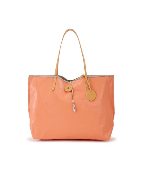 human woman（ヒューマンウーマン）の「◆JACK GOMME TOTE BAG（トートバッグ・レディース・ホワイト/ピンク・ﾌﾘ-）」の5枚目の写真