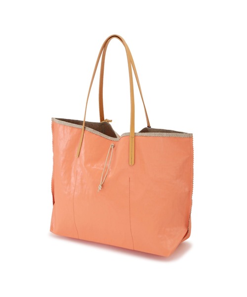 human woman（ヒューマンウーマン）の「◆JACK GOMME TOTE BAG（トートバッグ・レディース・ホワイト/ピンク・ﾌﾘ-）」の6枚目の写真