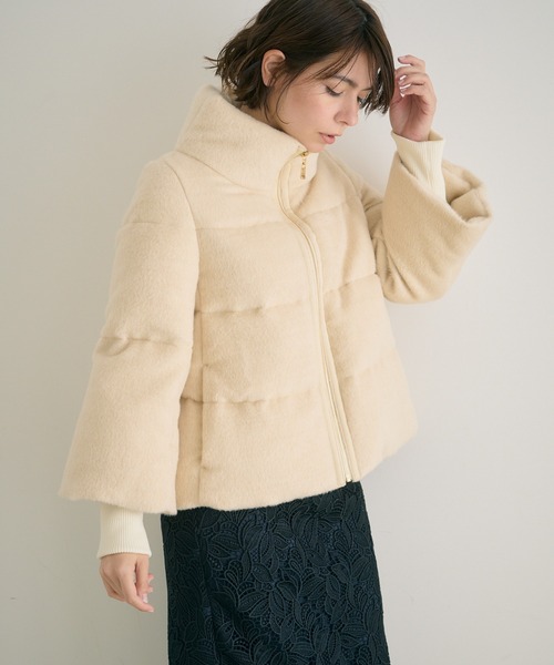 ANAYI（アナイ）の「アルパカウールシャギーダウン（ダウンジャケット