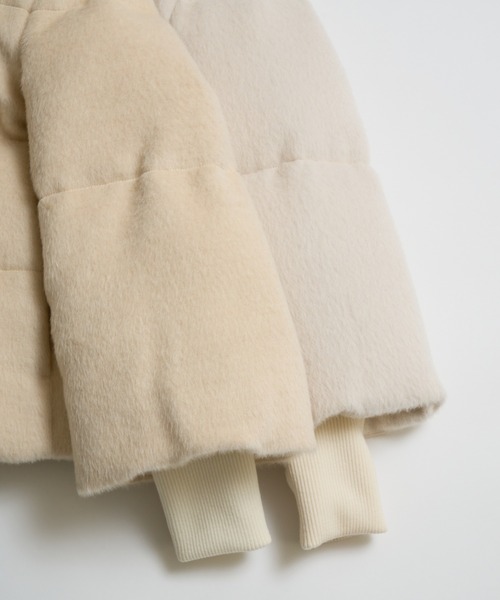 ANAYI（アナイ）の「アルパカウールシャギーダウン（ダウンジャケット