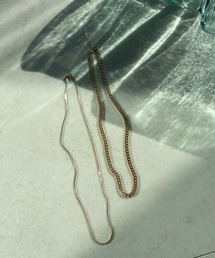 Aunt Marie's | ダブルチェーンネックレス(ネックレス)