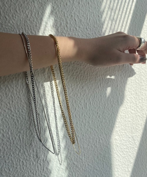 Aunt Marie's(アントマリーズ)の「ダブルチェーンネックレス(ネックレス・レディース・シルバー/ゴールド・FREE)」の9枚目の写真