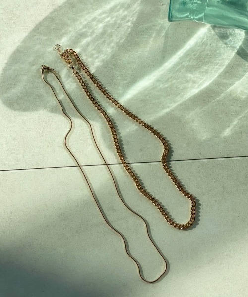 Aunt Marie's(アントマリーズ)の「ダブルチェーンネックレス(ネックレス・レディース・シルバー/ゴールド・FREE)」の6枚目の写真