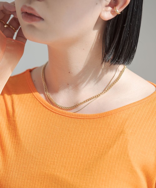 Aunt Marie's(アントマリーズ)の「ダブルチェーンネックレス(ネックレス・レディース・シルバー/ゴールド・FREE)」の18枚目の写真
